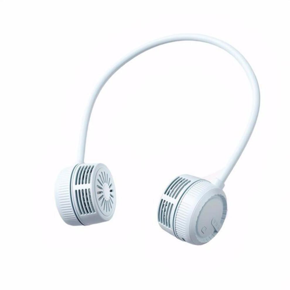 VITDIPY Handsfree Lichtgewicht Nekventilator, 360 Draaibaar, 3 Snelheidsstanden, USB Oplaadbaar voor Kantoor/Reizen/Sportschool,