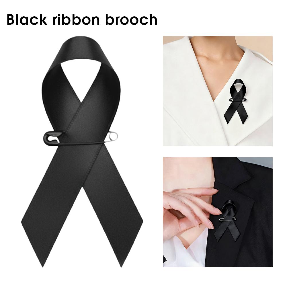 10 шт. Брошь-значок на ленте, Значок на лацкан, Многоразовый, Классический, Символ заботы, любви, Дизайн значка на ленте, Для благотворительных мероприятий, С булавкой