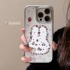 Клубничный чехол с кроликом для iPhone 13 iPhone 15 iPhone 16