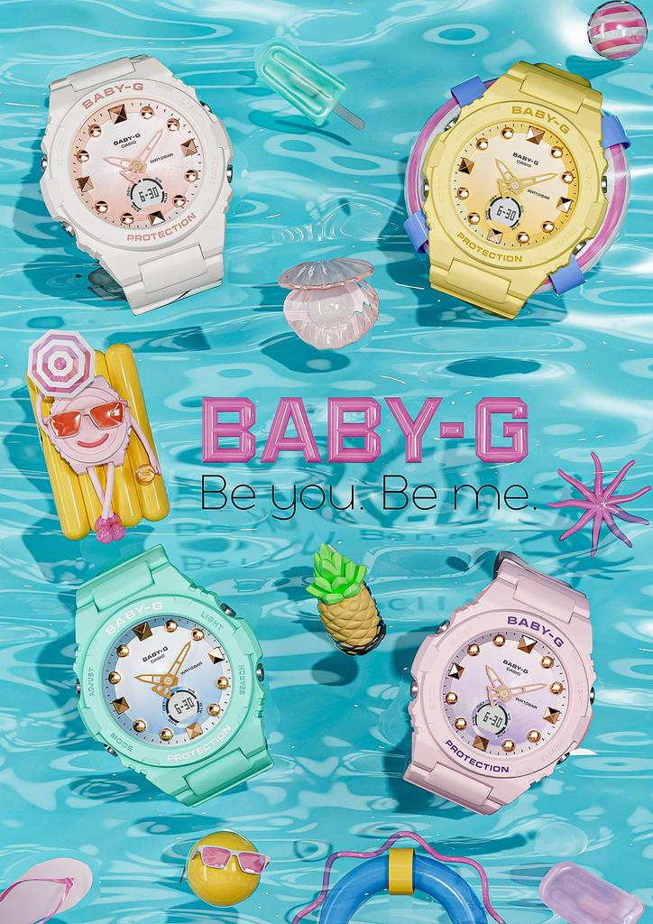 Casio Baby-G Women's Watch, Mint Lagoon, BGA-320-3AJF, Official Japanese Model