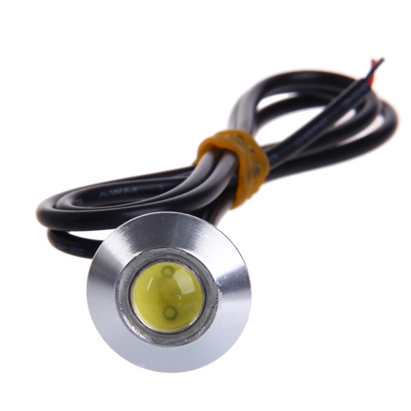 1 пара DC 12V 23mm Eagle Eye LED Daytime Running DRL Light Автомобиль Авто Лампа Белый