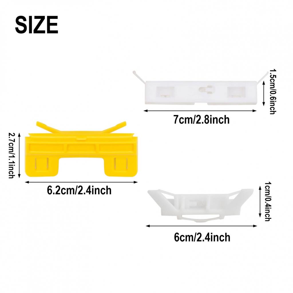 Molding Clips Windshield Roof 7cm X 1.5cm Fasteners