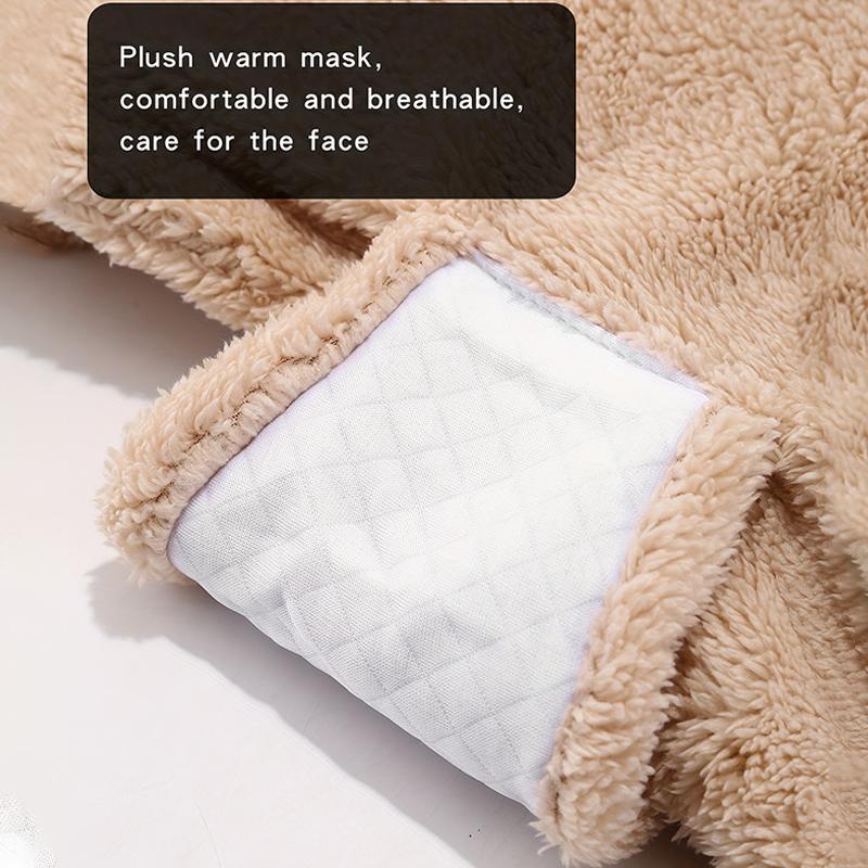 Women Adjustable Winter Thick Casual Wear Helmet Covers Hiking Warm Plush Hat Outdoor Activities Beanie Hat Skiing 1PC