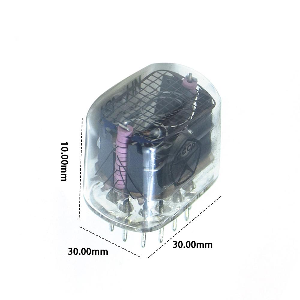 IN-12 IN12 Газоразрядная индикаторная лампа с десятичной точкой Символьная газовая лампа Цифровые часы Nixie Газоразрядная лампа для светонакапливающих часов Цифровые LED часы Nixie