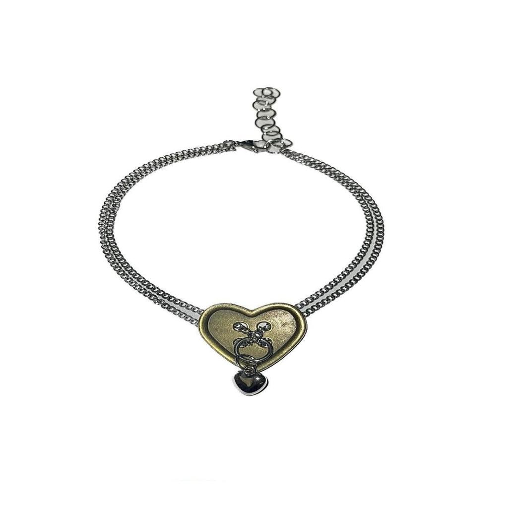 Европейские и американские трансграничные y2k красотки бабочка кожаный ошейник панк-рок чокер цепочка на ключицы ожерелье ювелирные изделия для внешней торговли