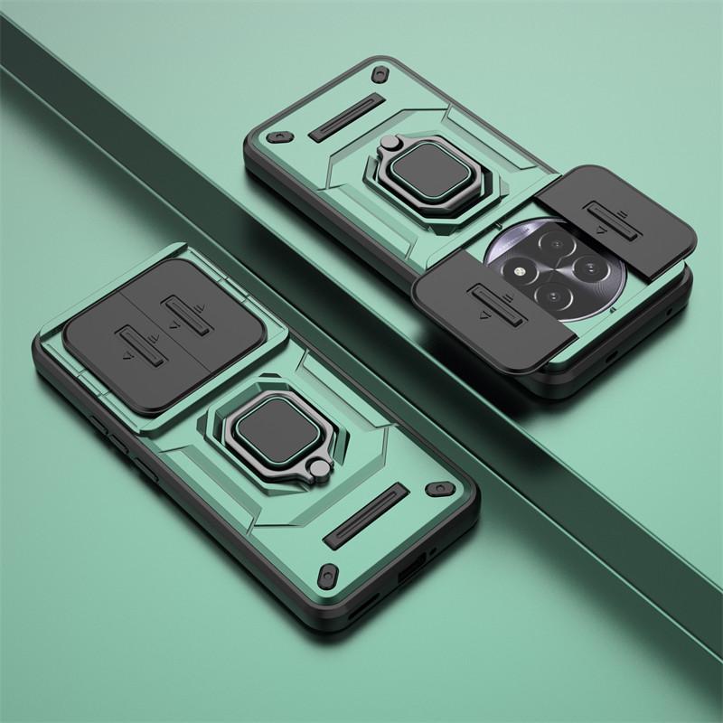 Для Realme 13 Pro Plus Чехол Slide Camera Lens Чехлы Realme 13 Pro 13 Pro Plus Чехол Противоударный бронированный ПК Чехол Realme 13 Pro Plus