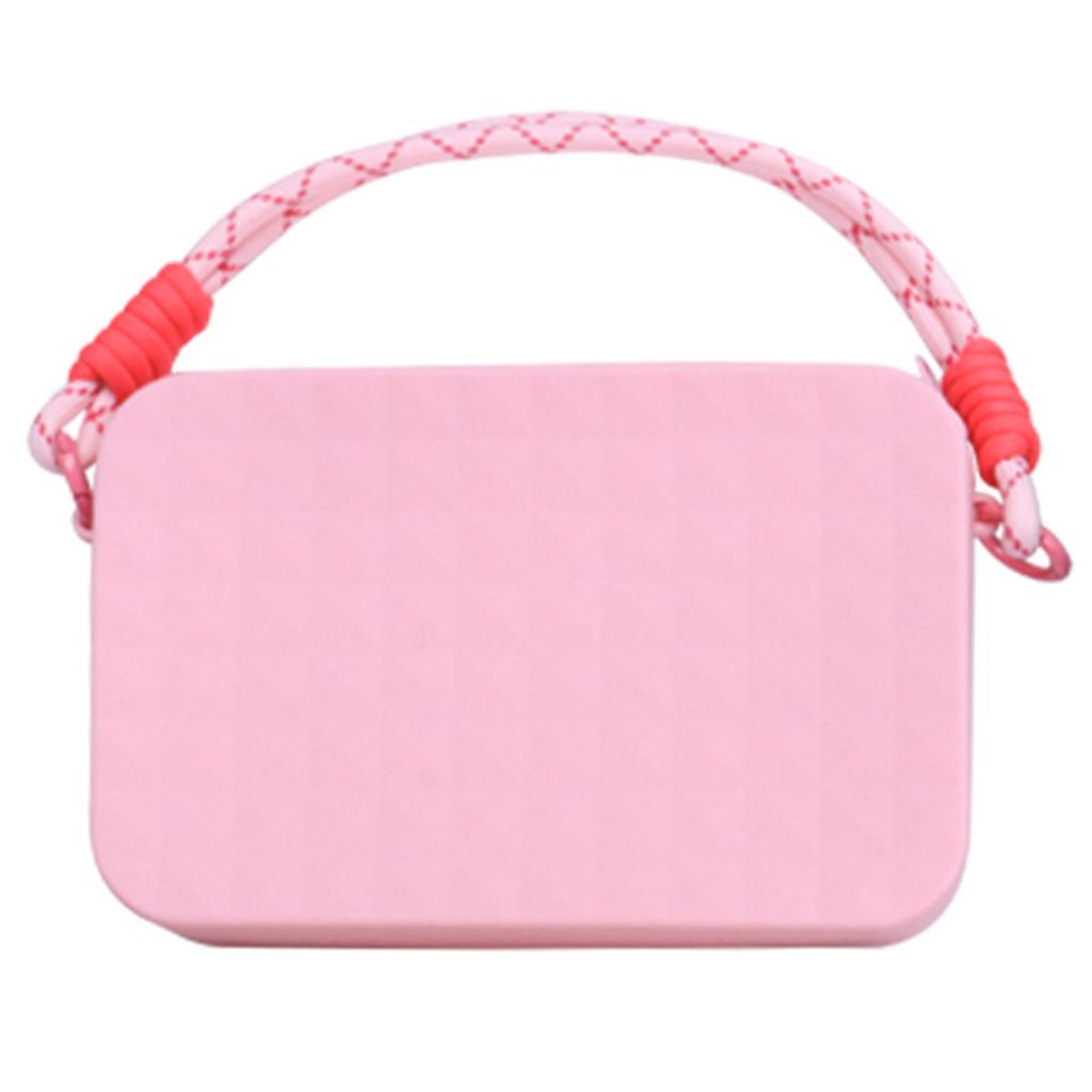 Silicone Insert Pouches for Beach Bag Wallet Charm Phone Holder Case Cosmetics Storage Bag for Travel and Outdoor Use
