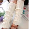 Women's Fashion Autumn Winter Warm Knitted Woolen Slouchy Socks Leg Sleeves Ladies' Japanese and Korean Style Leg Warmers
