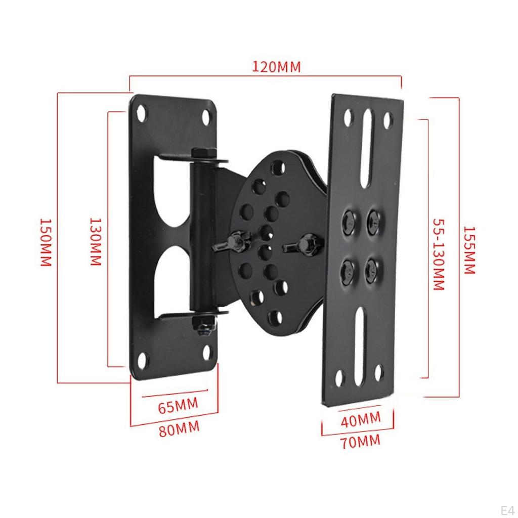 Speaker Mount for Wall and Ceiling Mounting Bracket Heavy Duty Sturdy Structure Surround Sound
