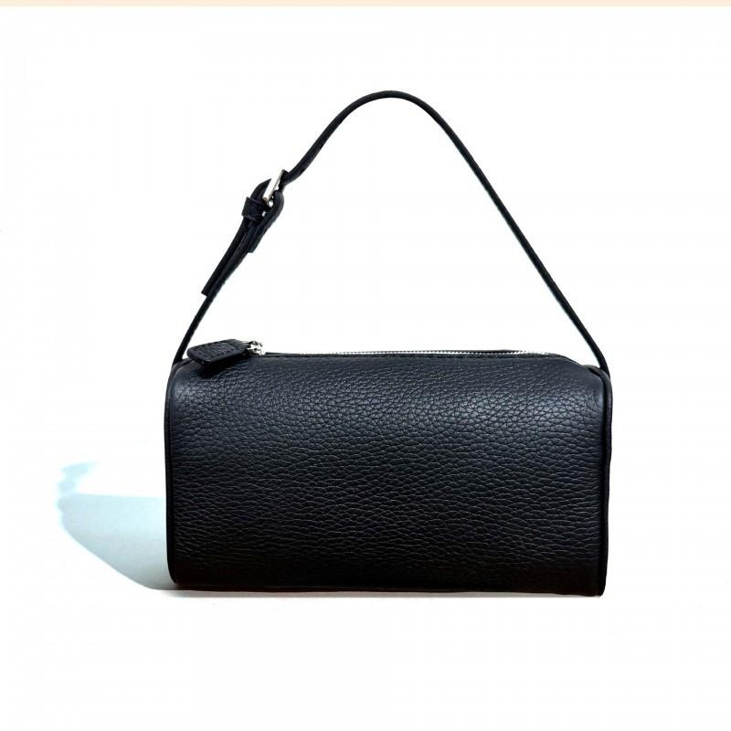 2026 Genuine Leather Women's Bag Tc Top-layer Cowhide Pen Holder All-matching High-end Portable Crossbody