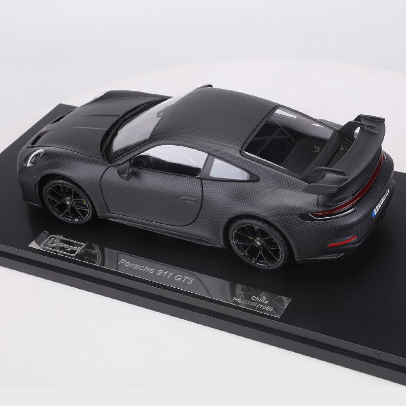 AABKP1 Burago 1:18 Porsche 911 GT3 50th Anniversary Edition Die Casting Alloy Car Model Limited Edition 1000