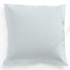 Pillowcase - LA MAISON D'AMELIE - INTIMACY - 60x60 Cm - Cotton - Zinc - Plain