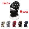 Зимняя мужская утепленная шапка для мужчин и женщин, головной убор для велоспорта, ветрозащитная, анти-холодная, бархатная шапка, шарф, шапка 2 в 1