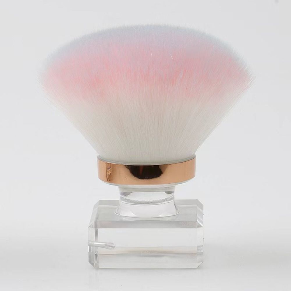 Dust-proof Powder Blusher Brush Rose Shape Makeup Brush Fashion Nail Cleaning Brush Travel