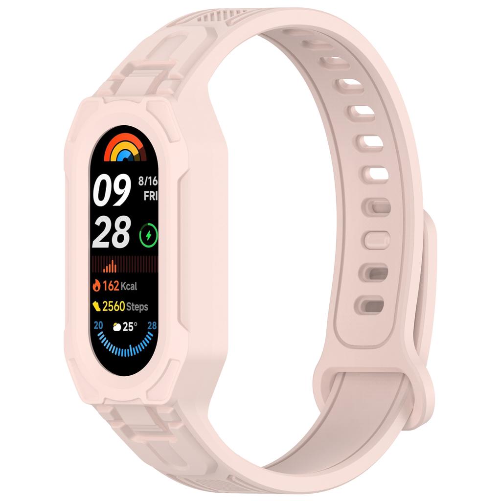 Ремешок+Чехол для Xiaomi Mi Band 10 9 8 NFC miband Аксессуары для часов Спортивный силиконовый браслет Наручный ремешок pulseira correa Mi band 10