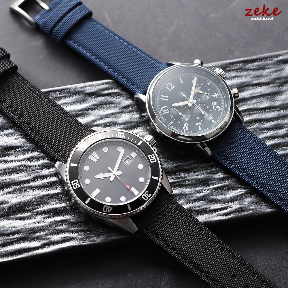 Quick Release Nylon Sailcloth Watch Strap 20mm 22mm Butterfly Buckle Band for Omega for Seiko Watchband New Smartwatch Wristband