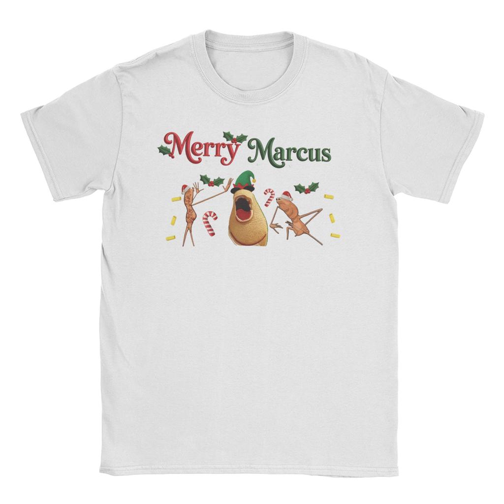 Funny Marcus The Worm for Men Women T Shirt Merry Christmas Funny Tee Shirt Short Sleeve O Neck TShirt Cotton Gift Clothing