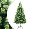 VidaXL Artificial Hinged Christmas Tree with Stand 240 Cm 356740