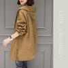 Mountain Size M [Lilly Chocolate] Women's Outerwear, Autumn, Jacket, Parka, Long, Casual, Cover-up, Autumn/Winter, Color Beige,