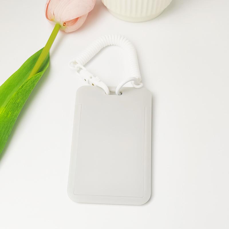 Чехол с мультяшным принтом, идентификационная бирка, чехол для рабочей карты с эластичным ремешком на запястье, держатель для бейджа, чехол для деловой карты доступа