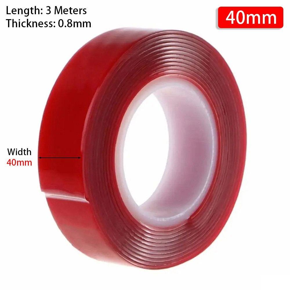 3 метра/рулон Ширина 6-50 мм Двусторонняя лента Для автомобиля телефона планшета ЖК-экрана стекла