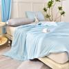 Ice Silk Air Conditioning Quilt Washable Summer Quilts Adult Kids Duvet Home Textiles Luxury Bedding Queen King Size Blanket