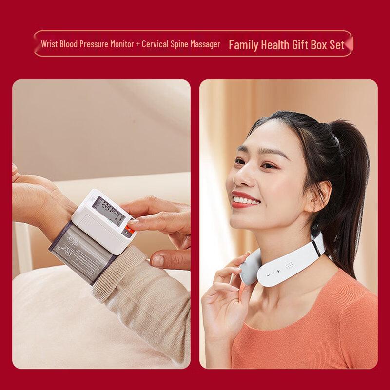 PANGAO Neck Massager & Blood Pressure Monitor Set CN plug (adapter included)