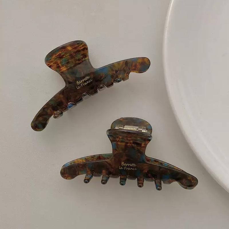 Элегантный высококачественный ацетатный коготь для женщин, темпераментные украшения для волос, женские винтажные заколки для волос, модные аксессуары для волос