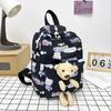 Adorable Bear Plush Backpack For Kids Lightweight Breathable Durable School Bag