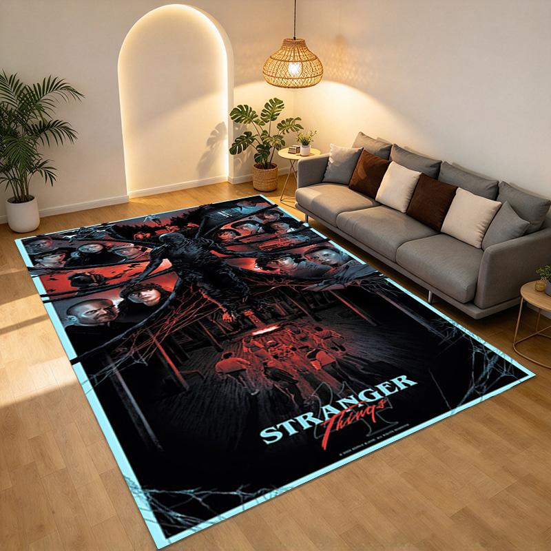 Stranger Things Living Room Nonslip Area Rug Soft Carpet For Bedroom Game Playroom Sofa Office Home Decor Doormat Christmas Gift C9302975