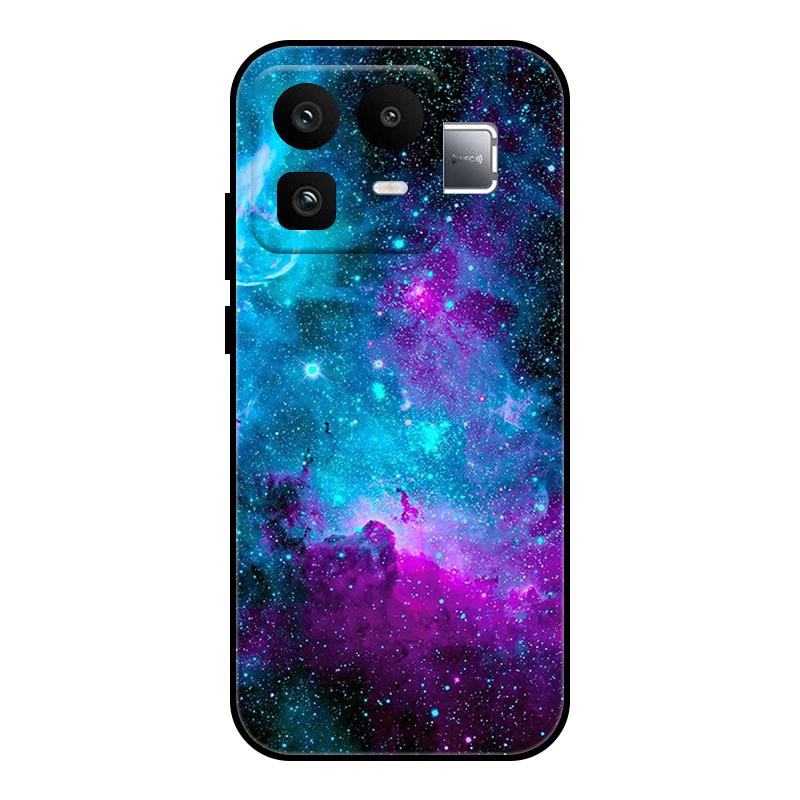 For Realme Neo8 Case Luxury Silicone Space Painted Soft Bumper for Realme Neo 8 RMX8899 Phone Cover TPU Funda Starry sky Cartoon