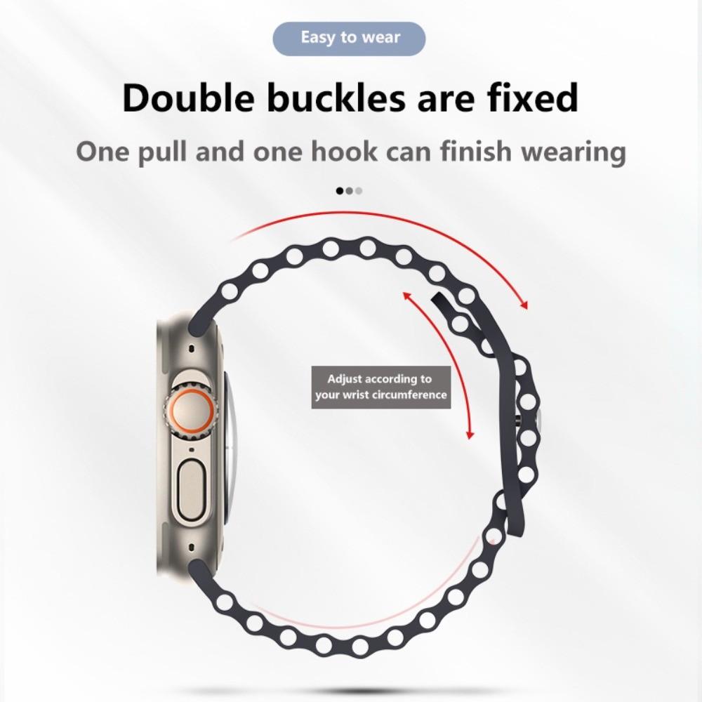 Стеклянный корпус + силиконовый ремешок для Apple Watch 38 мм 42 мм 40 мм 44 мм 41 мм 45 мм 46 мм Ремешок для iwatch 11 10 9 8 7 6 5 4 3 2 1 SE Браслет