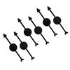 6pcs Spinner 10CM Plastic Rotating Arrow Pointer DIY Board Game Children's Toy Accessories