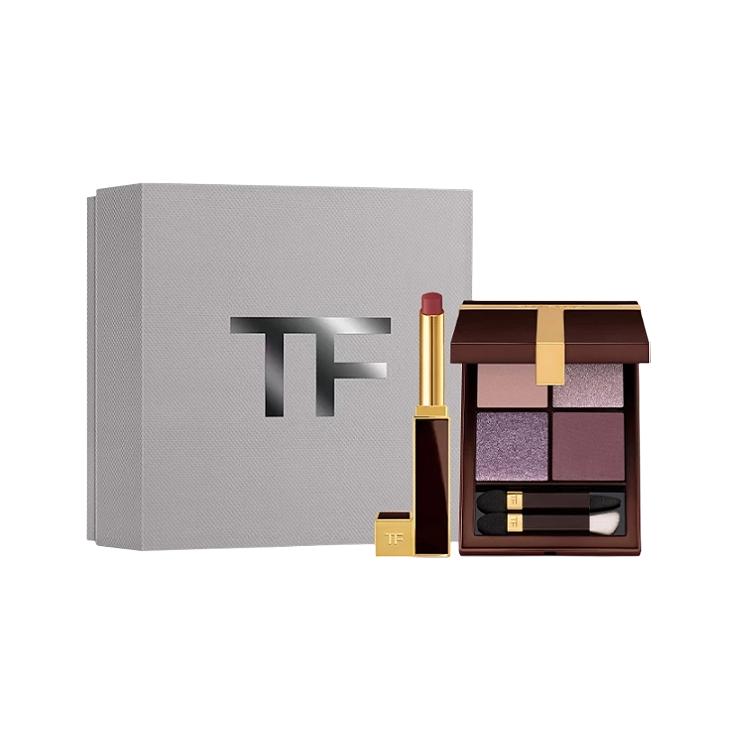 Tom Ford Тонкая Помада-Блеск Для Губ С Набором Теней Для Век Из 4 Цветов Легко Растушевывается