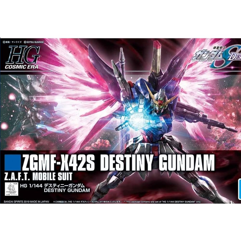 HGCE Мобильный доспех Гандам SEED Destiny Destiny Gundam Масштаб 1/144 Пластиковая модель с цветовой кодировкой