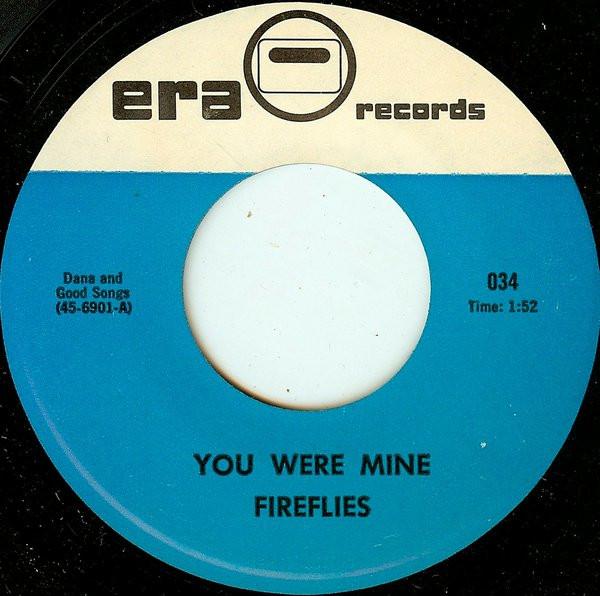 7-дюймовая пластинка FIREFLIES CASINOS You Were Mine Then You Can Tell M 034 ERA Records US Rock Б/у