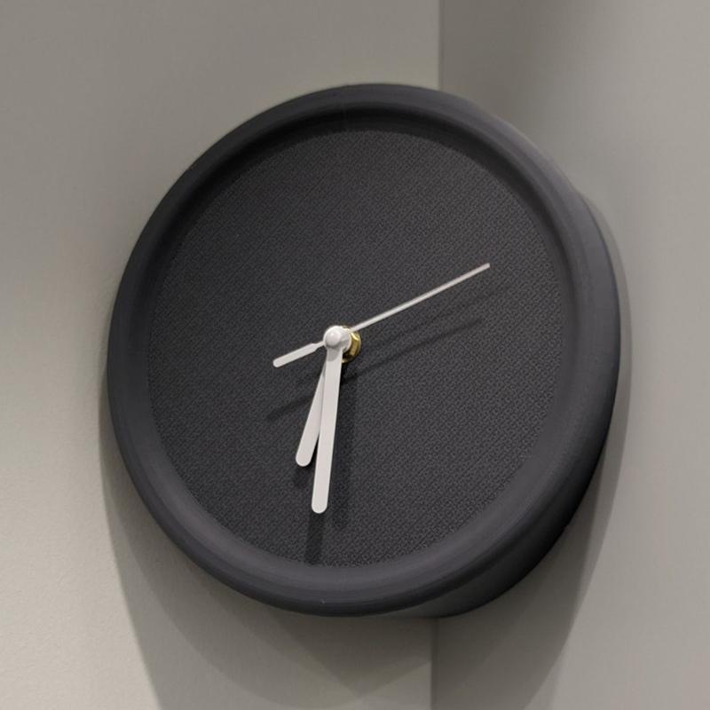 3D Printing DIY Elegant Wall Clock Concave Angle Living Room Luxury Wall Clocks 8 Inch Modern Minimalist Unique Clock Interior Silent Movement Clocks