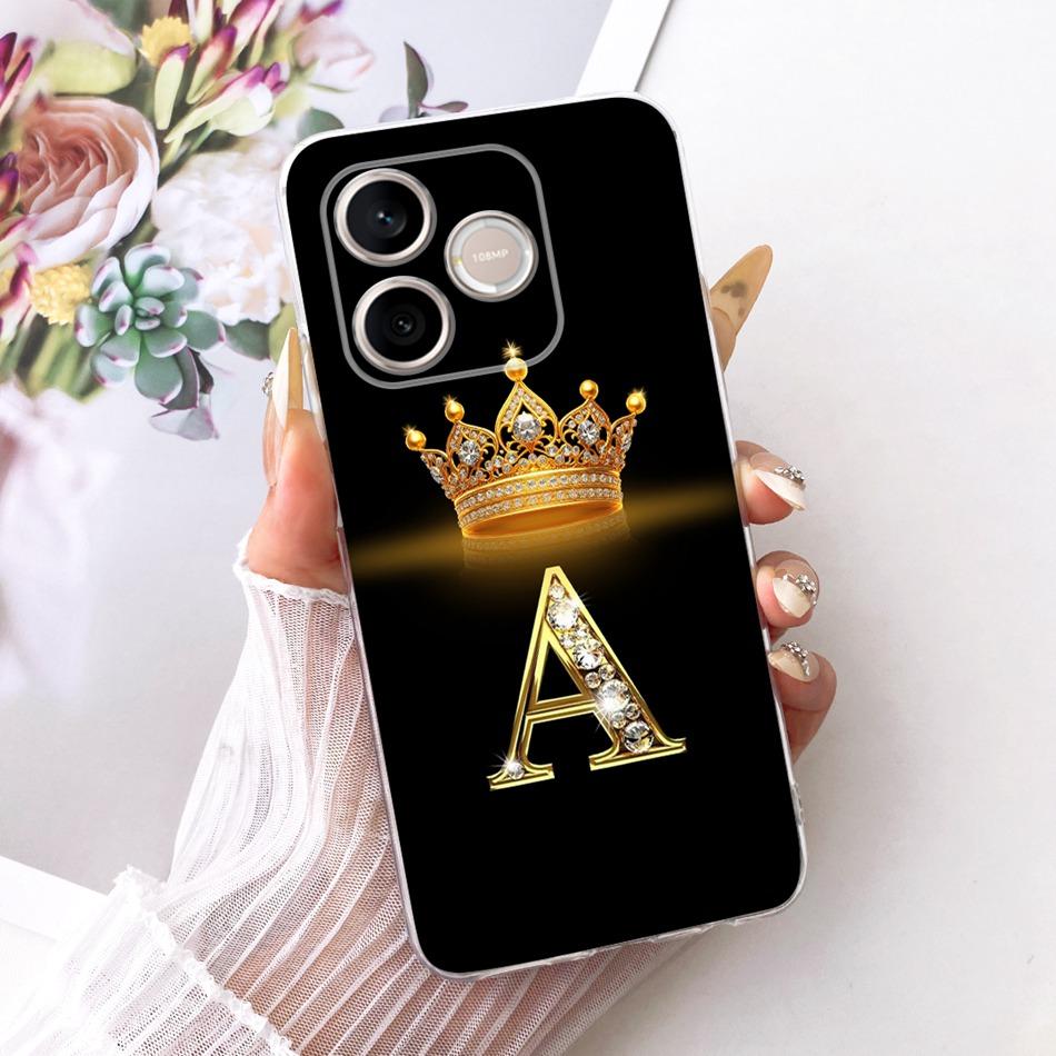 Для Honor 600 Lite Honor600 2026 Модный чехол для телефона с буквой-короной Для Honor 600 600Lite 5G Мягкие силиконовые TPU чехлы