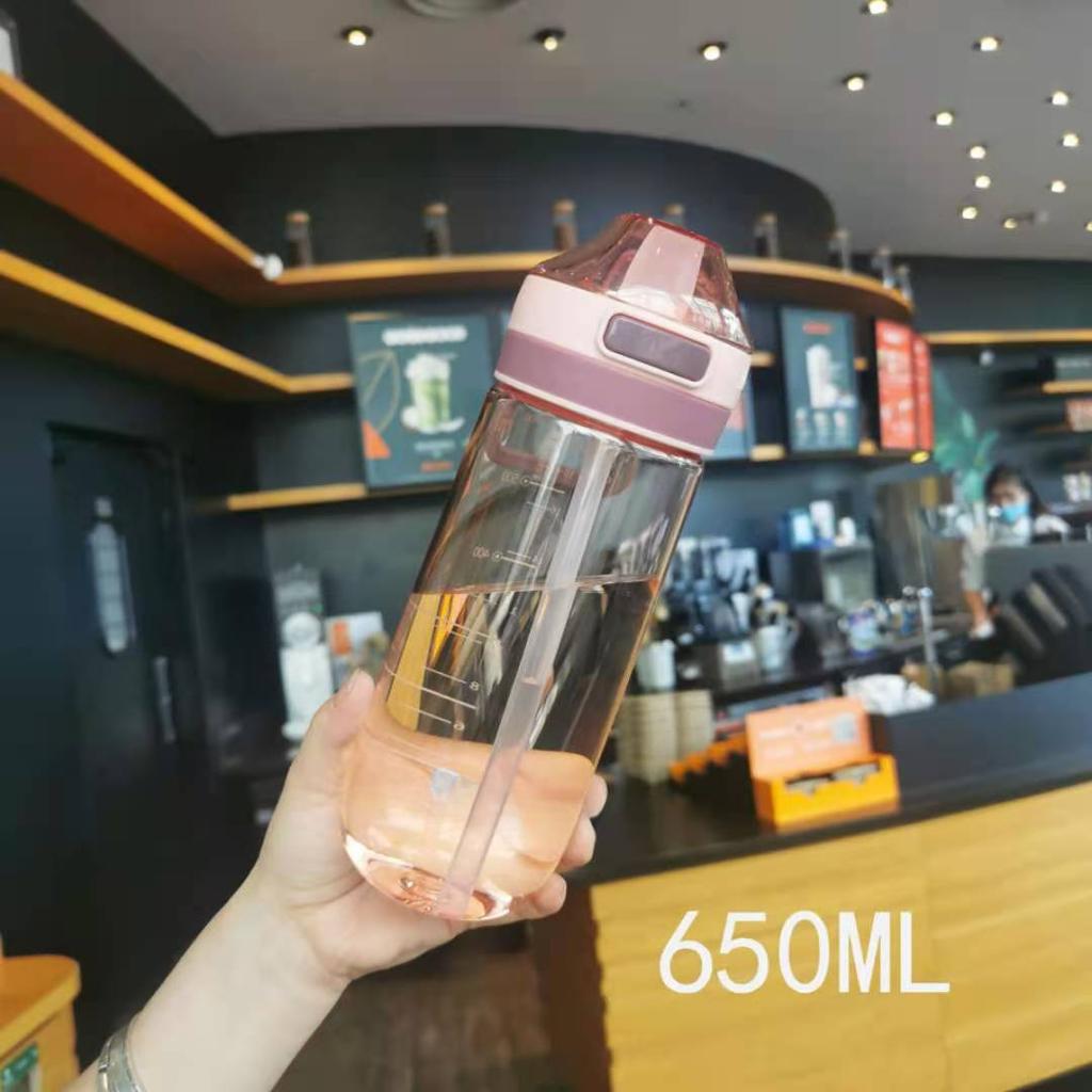 Outdoor Sports Plastic Cups Plastic Cups with Convenient Handles and Duckbill Straws for Students.