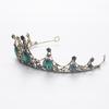Korean Style Bridal Tiara Crown Headband Handmade Diamond Bridal Crown Jewelry Wedding Accessories Crown