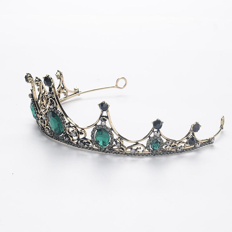 Korean Style Bridal Tiara Crown Headband Handmade Diamond Bridal Crown Jewelry Wedding Accessories Crown