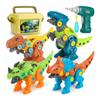 Apart Take Dinosaur Toy Storage Box Electric Drill Kids Assembling Toys Gift