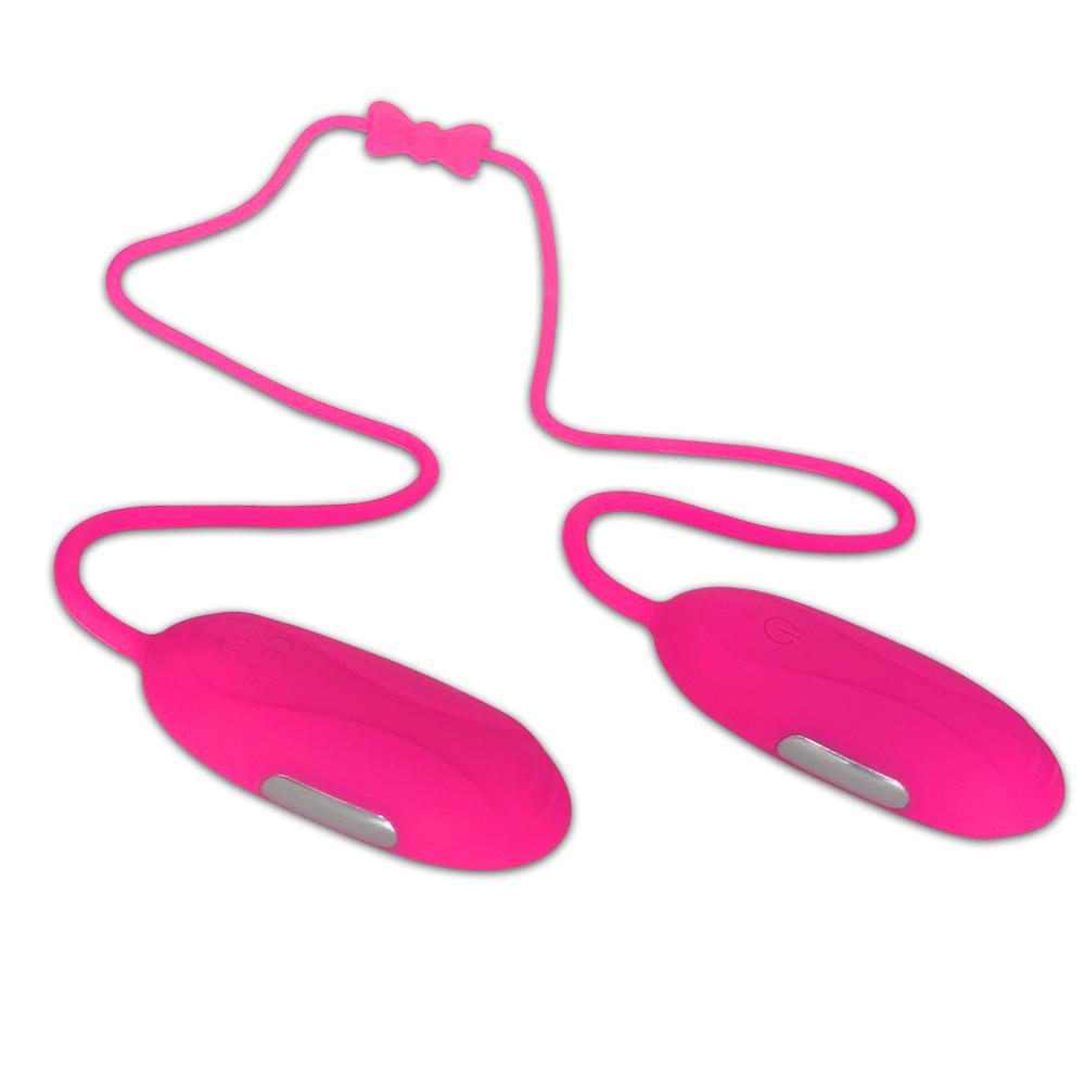 Сильный вибратор 2 в 1 для женщин, вагинальный шариковый массажер, стимулятор анального клитора, вибрирующее яйцо, секс-игрушки для пар, продукт для взрослых