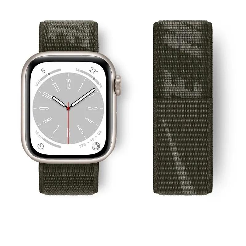 Nylon loop For Watch Band Ultra-2 49mm 44mm 40mm 45mm 41mm Sport pride Bracelet iwatch Strap Series 9 8 se 7 6 5 4 3