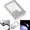 Credit Card Led Magnifier Loupe with Light Magnifying Glass