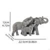 Elephant Statues Ornament Handicraft Adorable Table Multifunctional Resin Sculpture