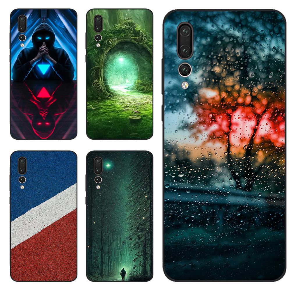 Чехол для Huawei P20 или P20Lite или P20Pro Чехол Силиконовая Задняя Крышка Huawei P20 Pro Мягкий ТПУ Чехол для Телефона Для Huawei P20lite Чехлы