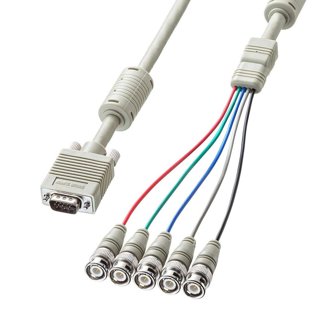 SANWA SUPPLY Аналоговый RGB-кабель KB-5BNC4K (4м)
