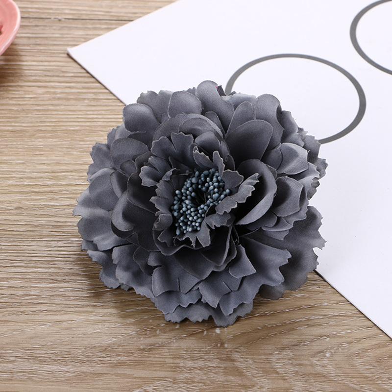 11cm Korean Fabric Rose Flower Brooches for Women Elegant Corsage Scarf Buckle Shirt Collar Pins Fashion Jewelry Wedding Brooch