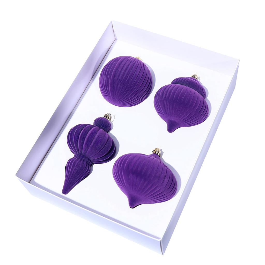 4 Pcs Christmas Tree Balls Xmas Decoration Ornaments Christmas Ball Ornaments